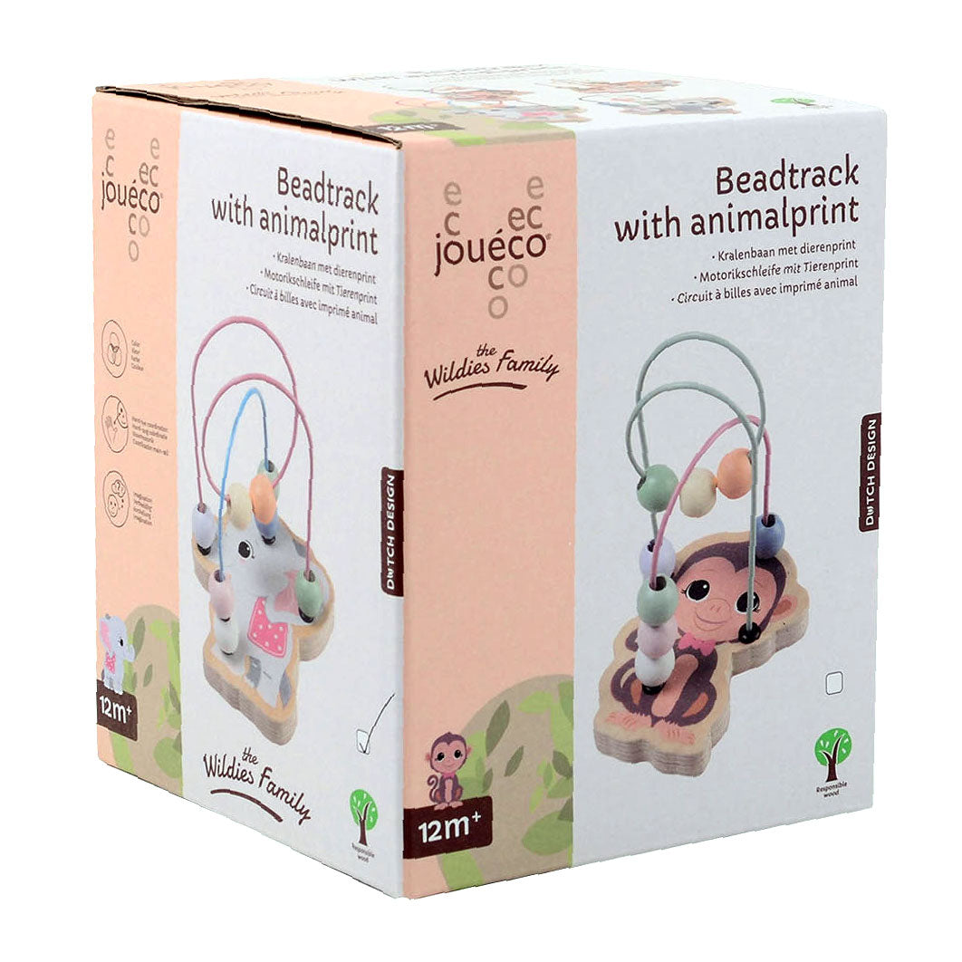 Joueco Motoriek Spiraal Dierenprint De familie Wildies