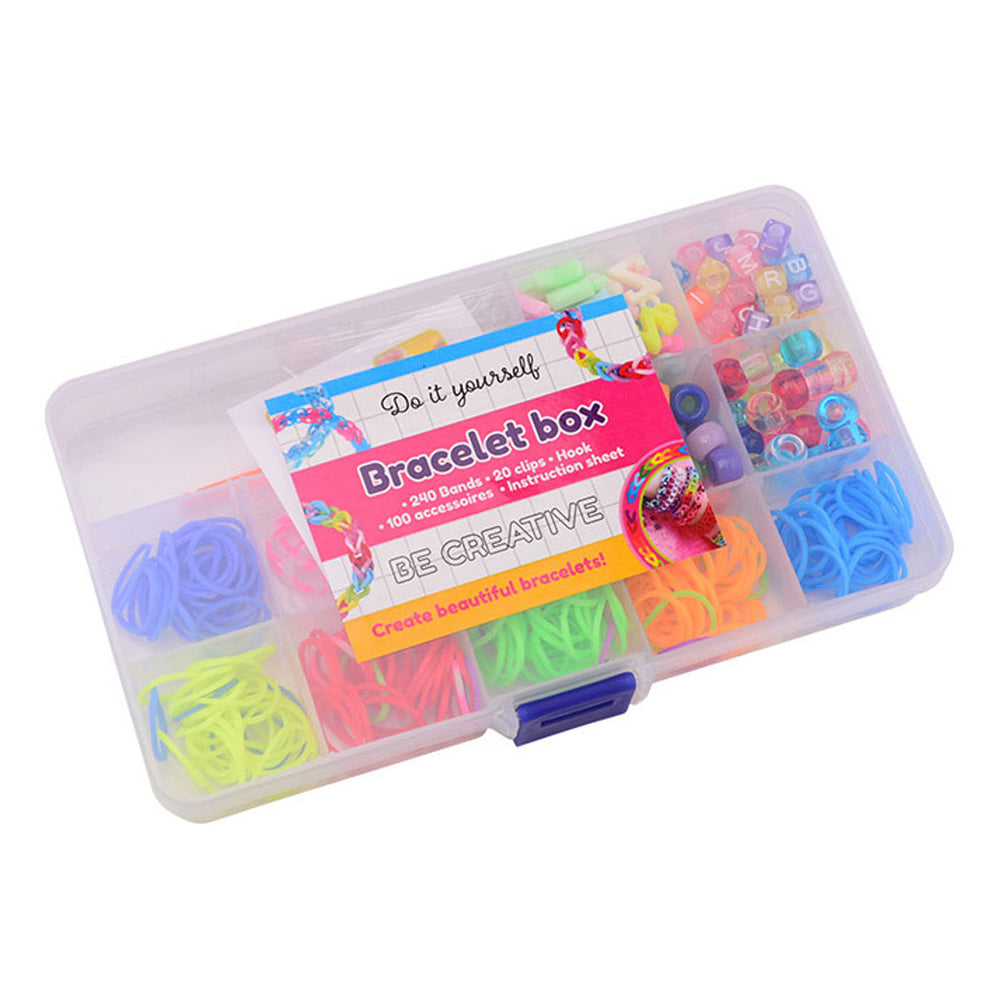 Johntoy loom bandjes set in opbergdoos