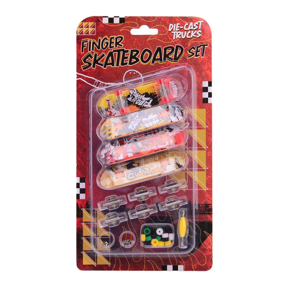 Johntoy Vingerskateboardset, 4dlg.