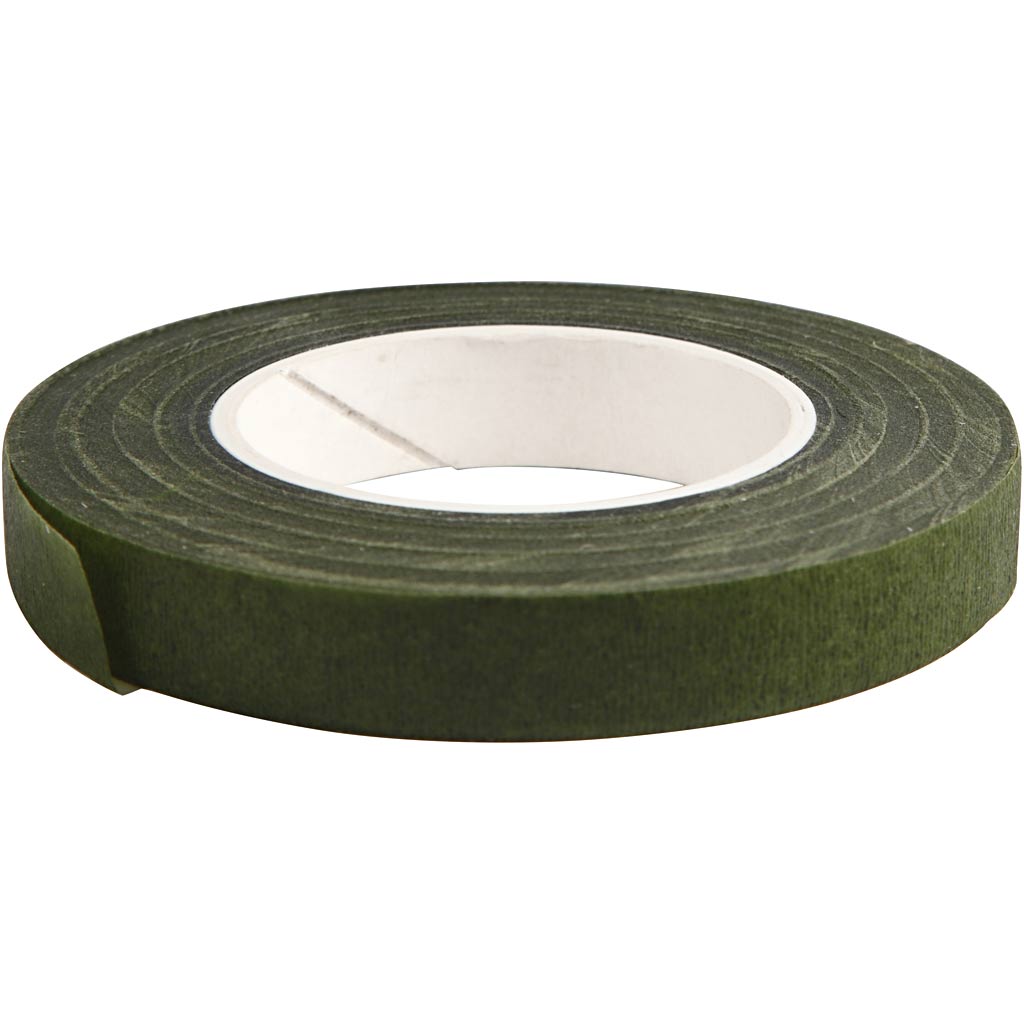 Creative company bloementape donkergroen, 7m