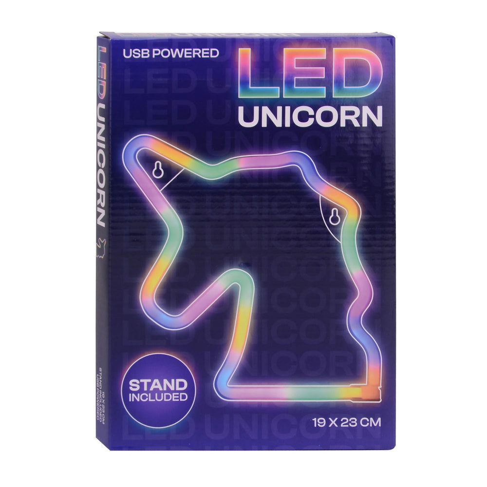 Johntoy eenhoorn regenbooglamp met usb
