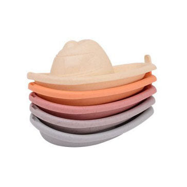 Jouéco happy world bio plastic badbootjes, 5st