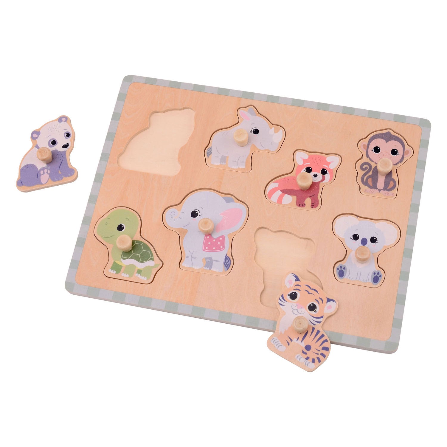 Joueco de wildies noppenpuzzel, 8st.