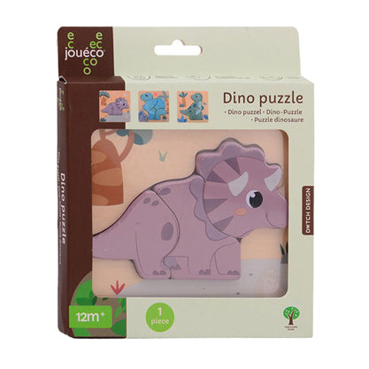 Joueco houten dino puzzel.