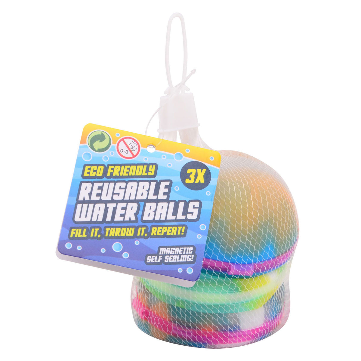 Johntoy aqua fun magnetische waterballen herbruikbaar 3 stuks speelgoed.