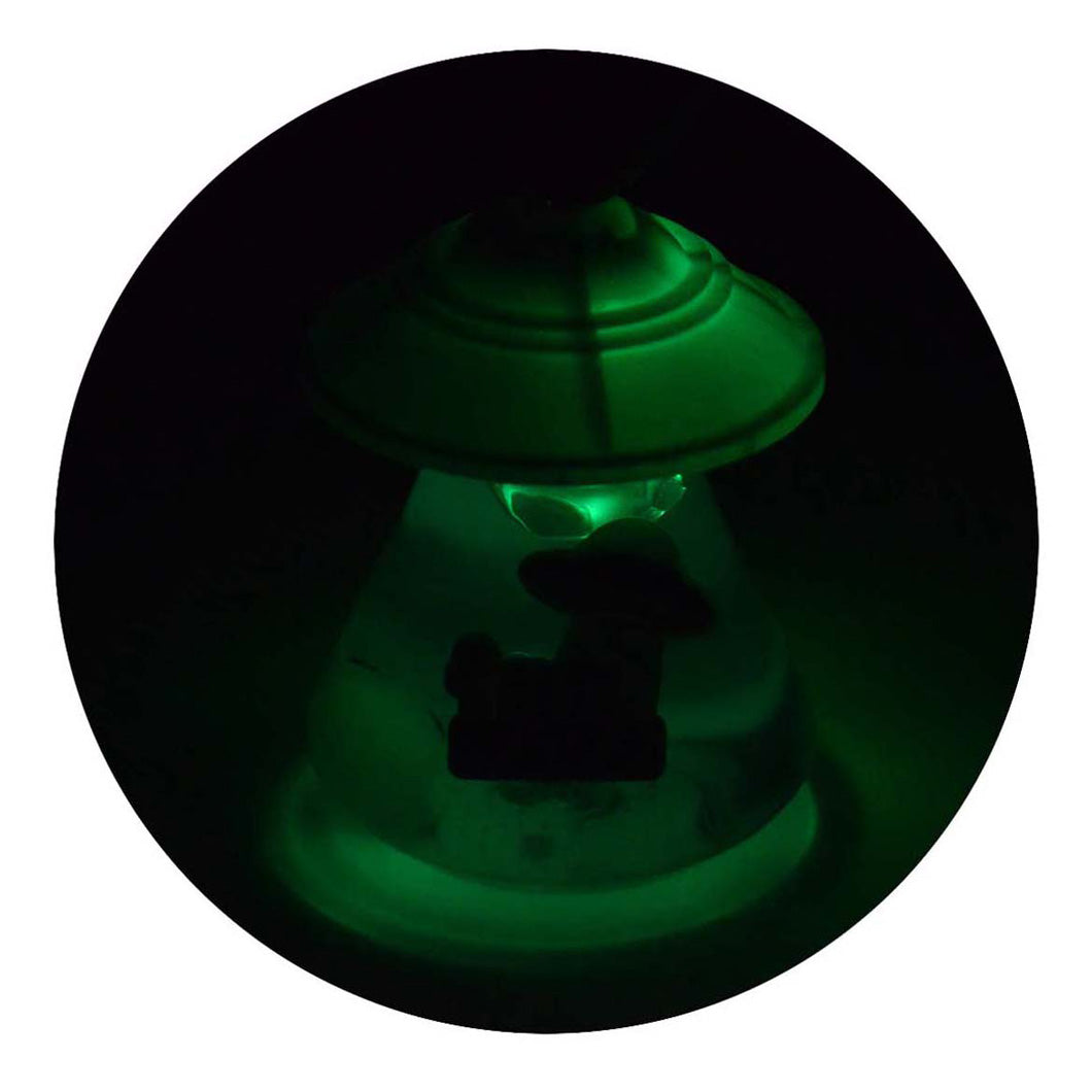 Johntoy ufo slijm met licht en glow in the dark alien
