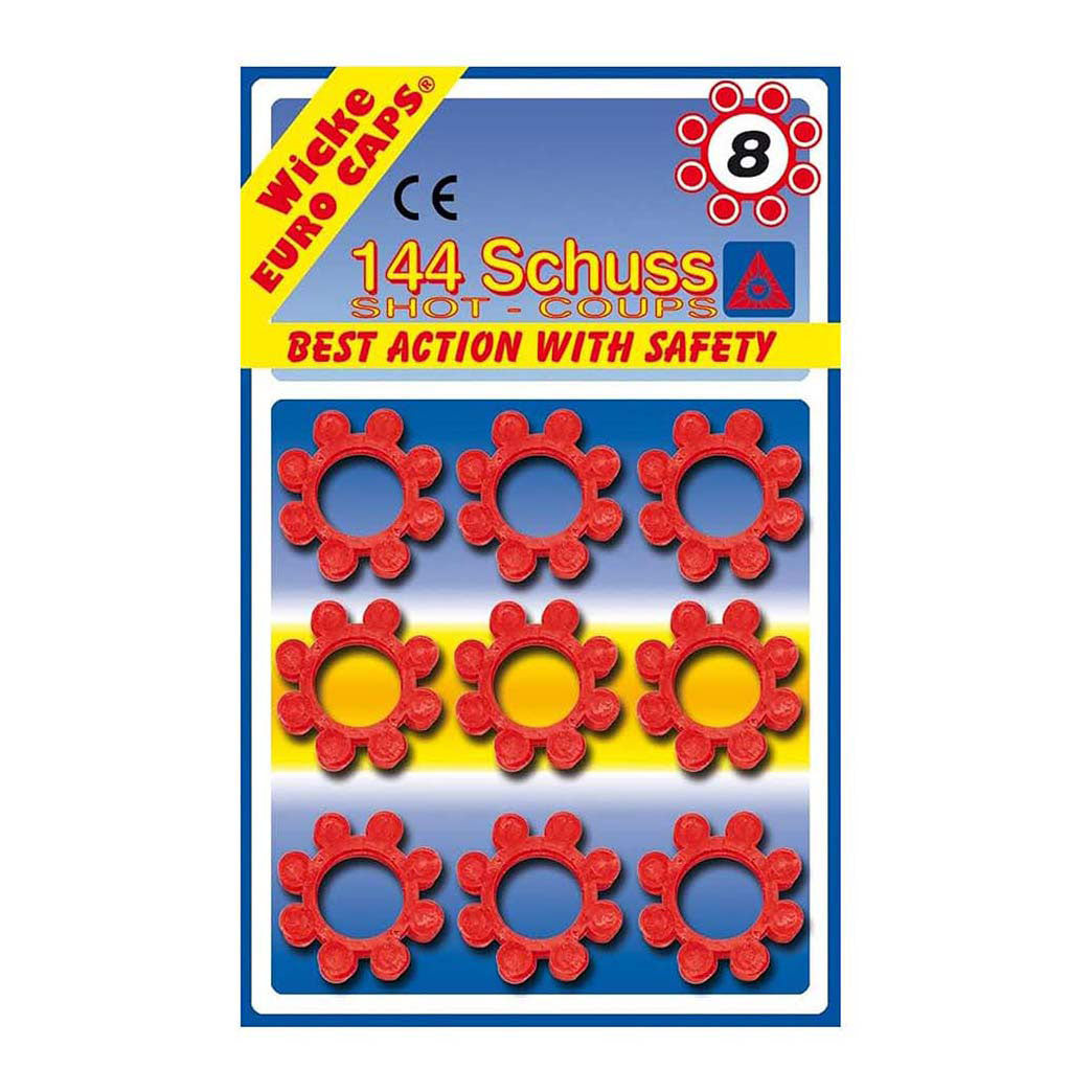 Johntoy klappertjes 8 shot met 18 ringen op kaart