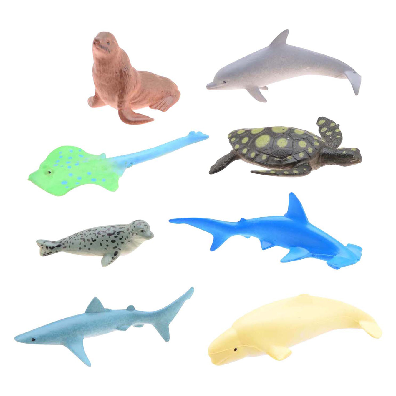 Johntoy animal world - zeedieren speelset, 8dlg.
