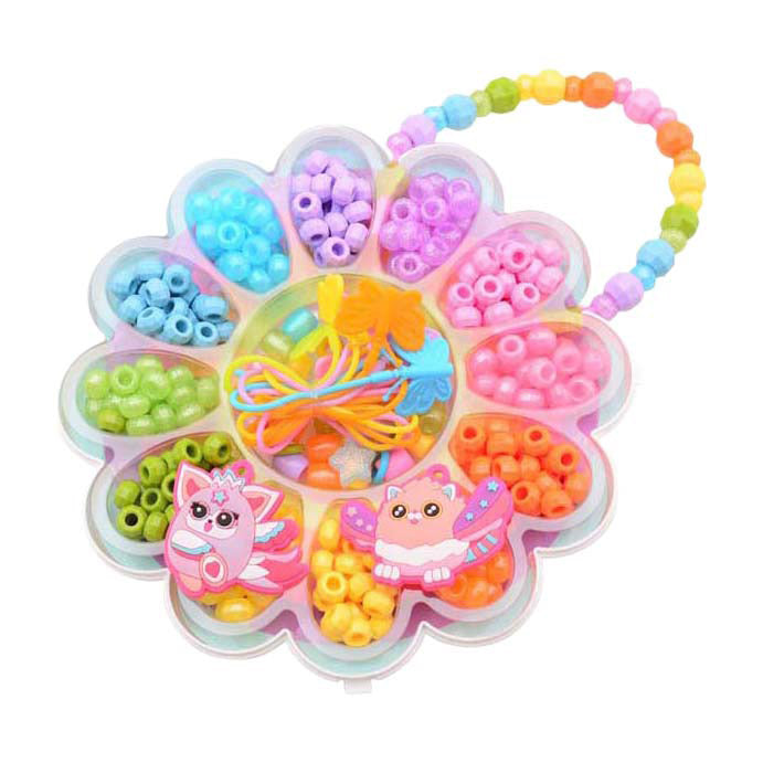 Johntoy twinkle pets - kralenset in bloemendoos