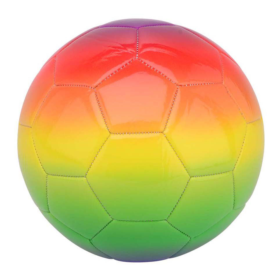 Johntoy regenboog voetbal - 20cm