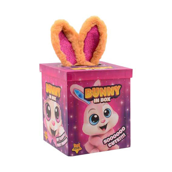 Johntoy surprise knuffel konijn in doos