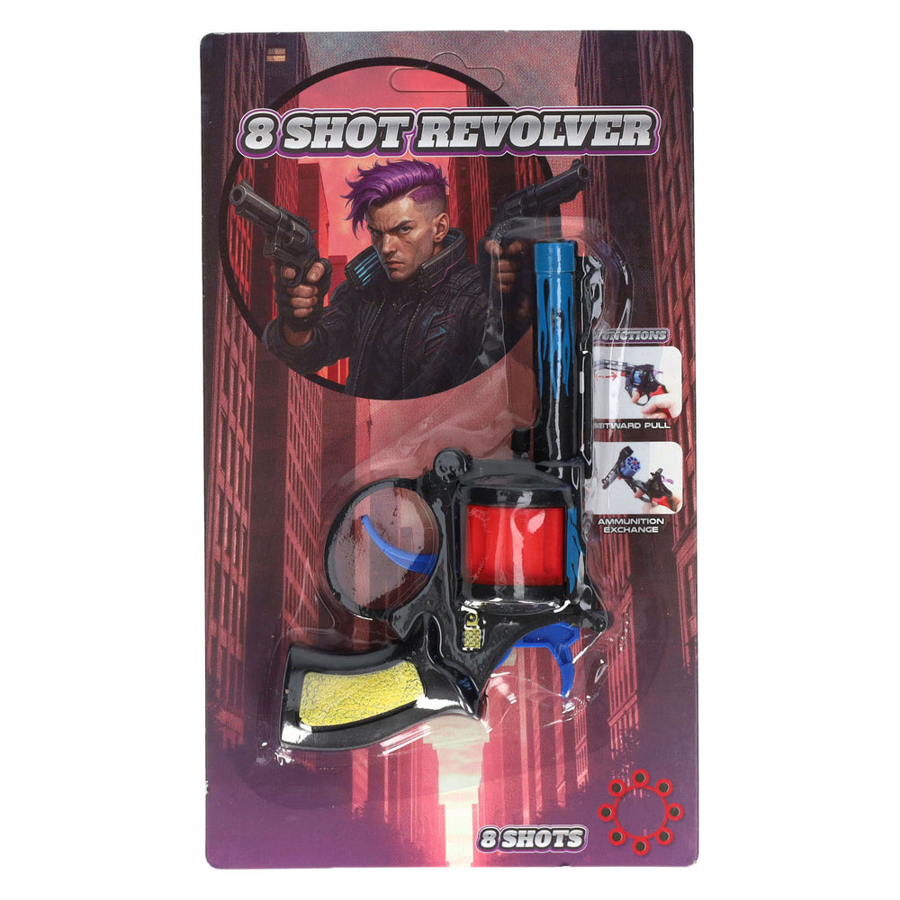 Johntoy klappertjes pistool, 8 shots