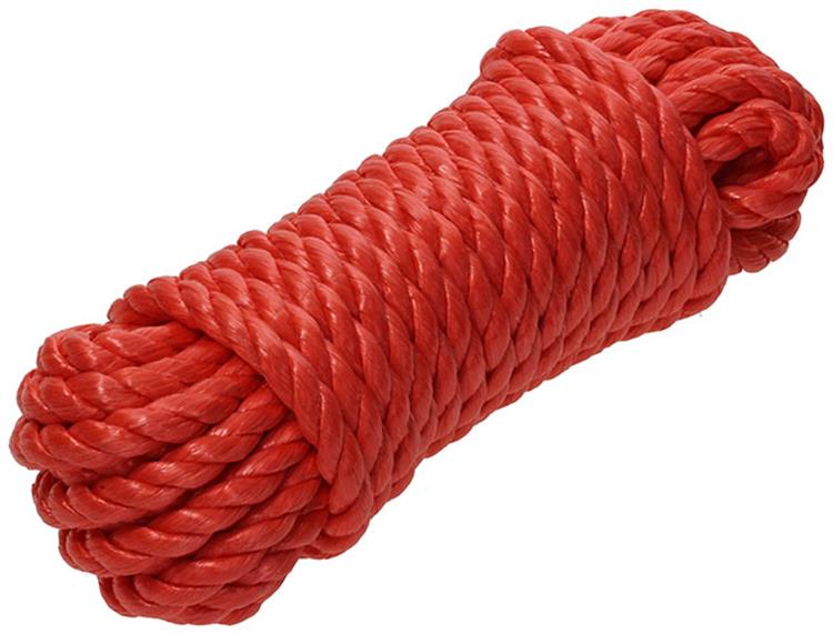 Mack 1014010 - pp gedraaid oranje streng 10mm 10m | 5 stuks