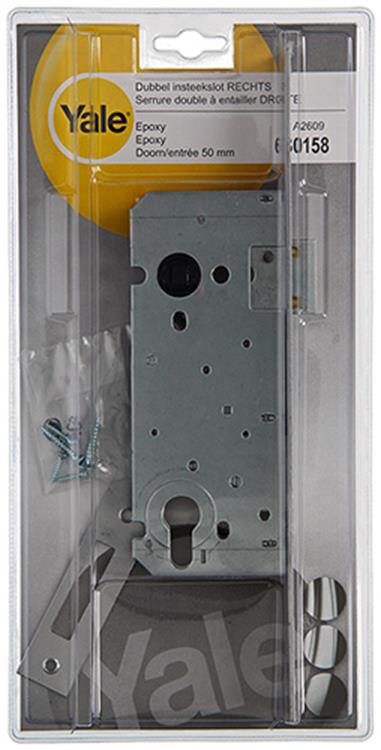 Yale 1019053 - 1 insteekslot z cil.dubbel r a2609 50mm | 1 stuks