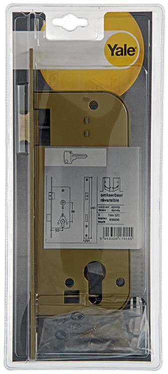Yale 1019075 - 1 insteekslot z cilinder l r 520 50mm | 1 stuks