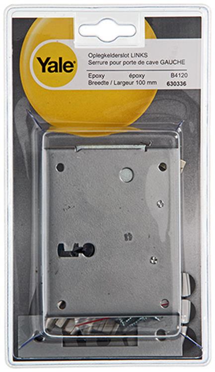 Yale 1019116 - 1 oplegkelderslot links b4120 100mm | 3 stuks