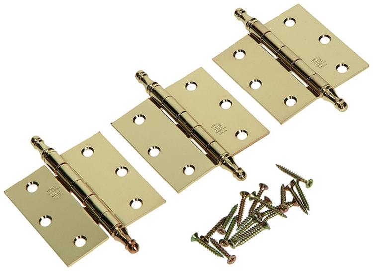 Yale 1019145 - 3 vaasknopscharnieren vermessng 76x76mm | 2 stuks