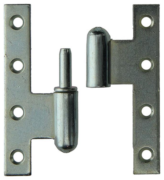 Yale 1019149 - 3 zware paumel.verz.rechte hoek links 110x80mm | 5 stuks
