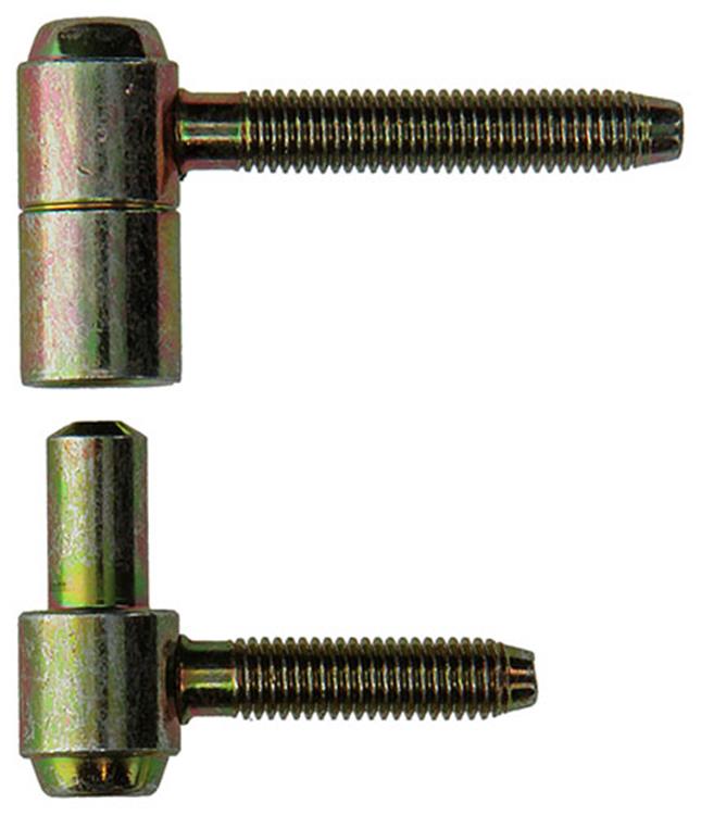 Mack 1019175 - 2 deurinboorpaumellen gebichromateerd 16x56mm | 5 stuks