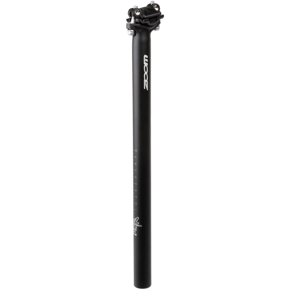 zadelpen groot 30,9 x 400 mm aluminium zwart