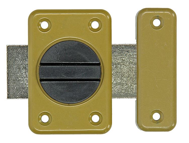 Yale 1019218 - 1 draaischuif + veer gelakt 45mm | 2 stuks