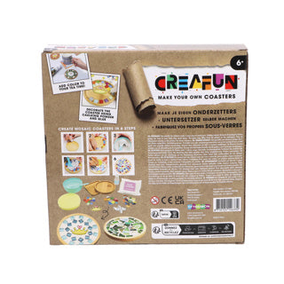 Creafun hobbyset maak je eigen onderzetters | 2 stuks