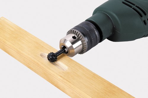 Wolfcraft profielrasp | kogelvormig | voor hout | ø14mm | 1 stuk - 2533000