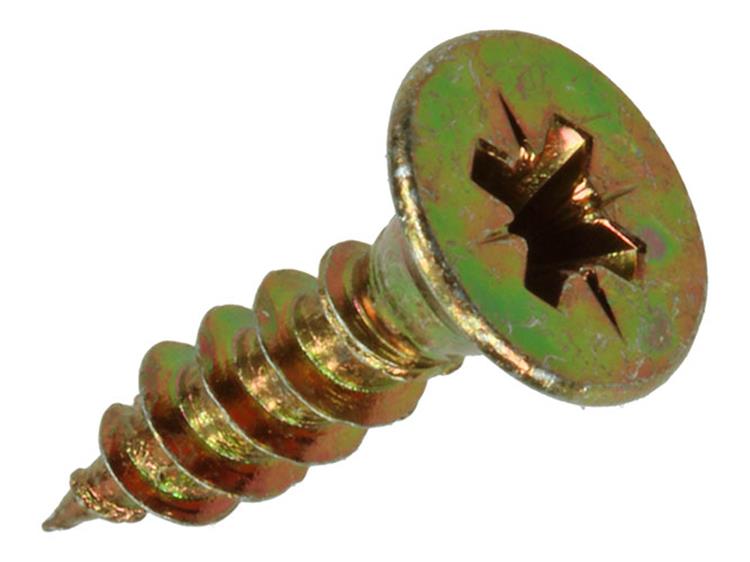 Mack 1017251 - spaanplaatschroef vz kop geelverz.20 st 5,0 x 20 mm | 10 stuks