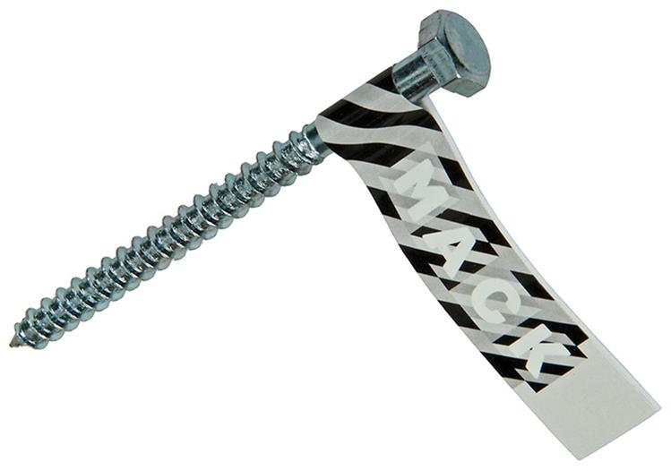 Mack 1017412 - houtdraadbout staal verzinkt 1 st 7 x 90 mm | 10 stuks