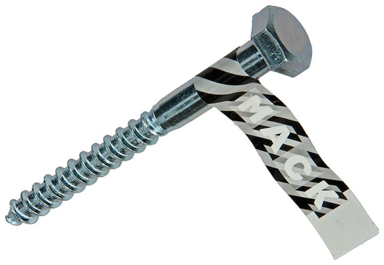 Mack 1017426 - houtdraadbout staal verzinkt 1 st 10 x 100 mm | 10 stuks
