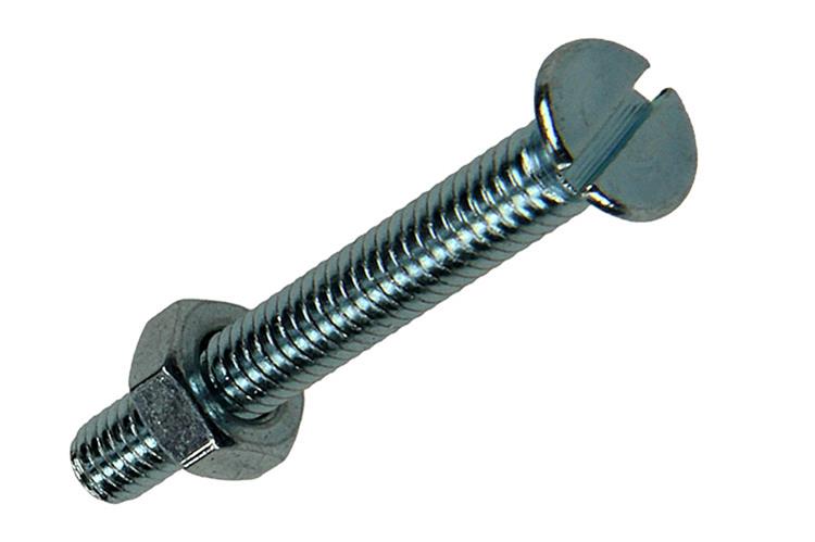Mack 1017494 - metaalschroef verz. kop + moer verz. 14st m4 x 30 mm | 10 stuks