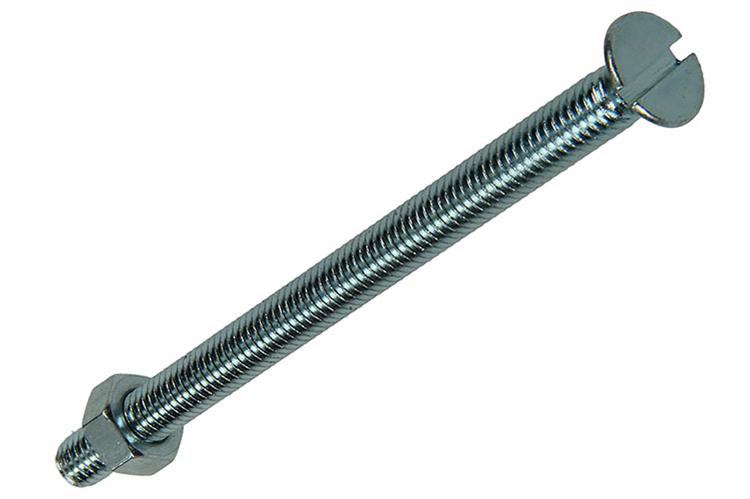 Mack 1017506 - metaalschroef verz. kop + moer verz. 6 st m5 x 70 mm | 10 stuks