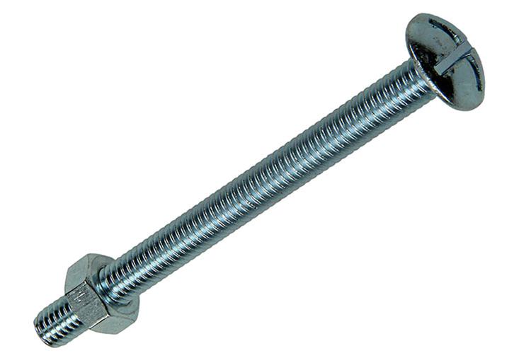 Mack 1017557 - kachelbout + moer staal verzinkt 4 st m6 x 70 mm | 10 stuks
