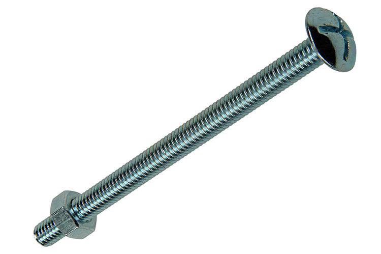 Mack 1017558 - kachelbout + moer staal verzinkt 4 st m6 x 80 mm | 5 stuks