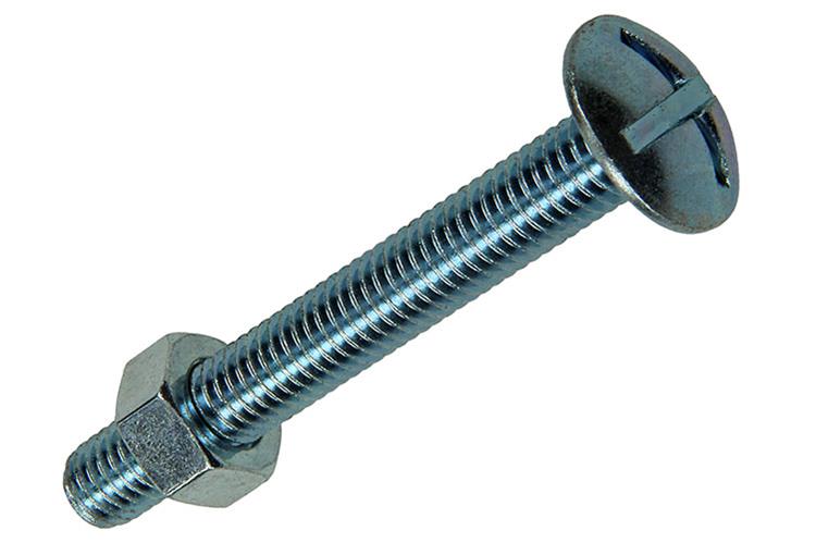 Mack 1017560 - kachelbout + moer staal verzinkt 4 st m8 x 60 mm | 5 stuks