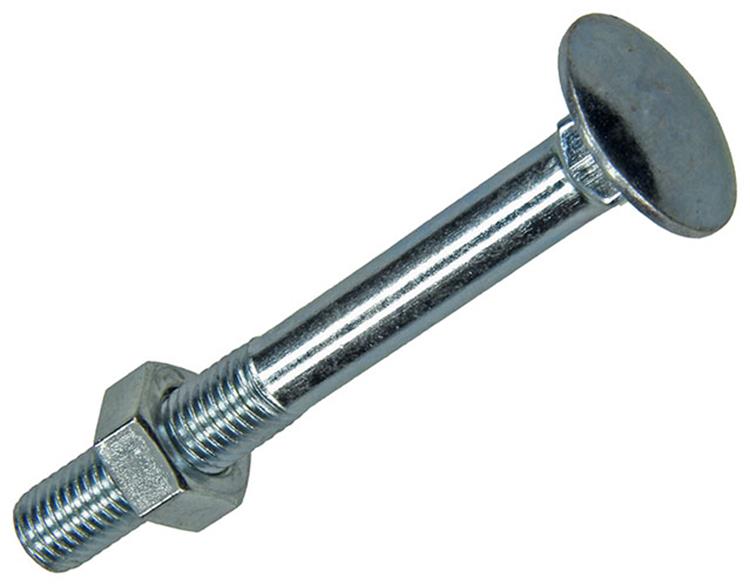 Mack 1017578 - houtbout + moer staal verzinkt4 st m7 x 60 mm | 5 stuks