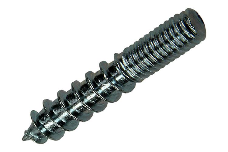 Mack 1017667 - stokeinde hout + metr. draad verz. 6 st m5x30 | 10 stuks