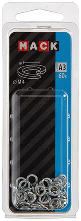 Mack 1017753 - veerring staal verz. 60st m4 | 10 stuks