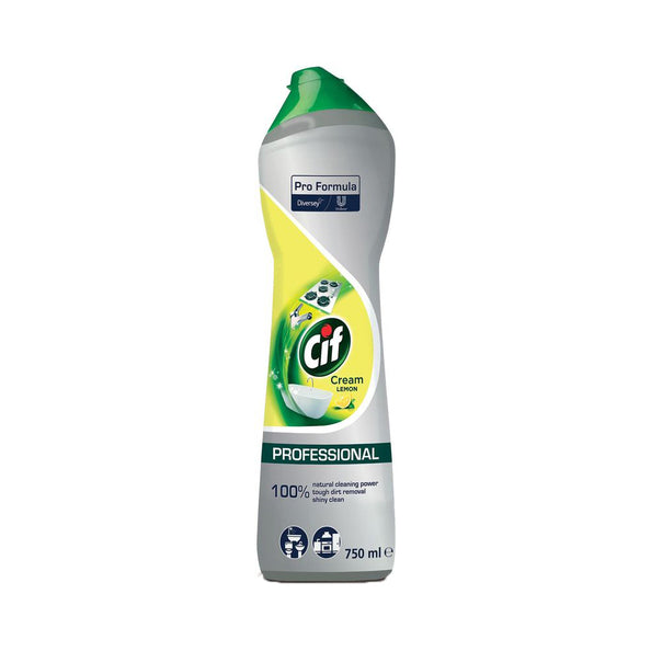 Cif professional cream schuurmiddel lemon 750ml
