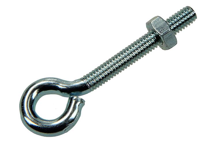 Mack 1017789 - schroefoog metrisch + moer verzinkt 5 st m4 x 30 mm | 10 stuks