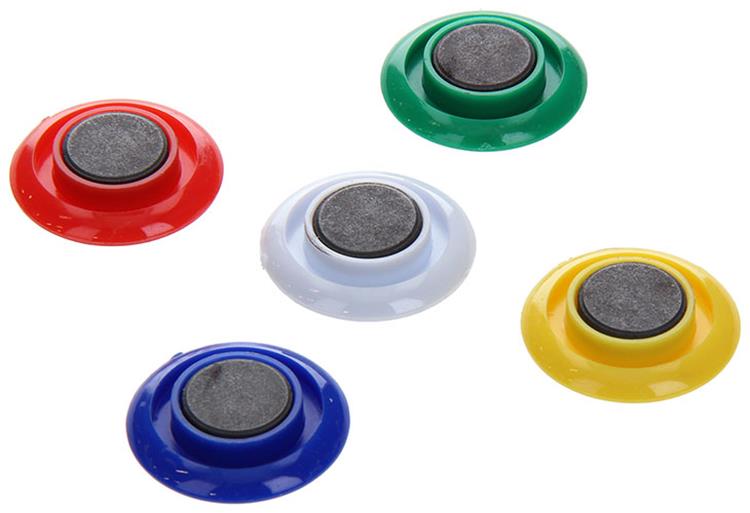 Mack 1017873 - bordmagneet kunststof assortiment 5 st 30 mm | 10 stuks