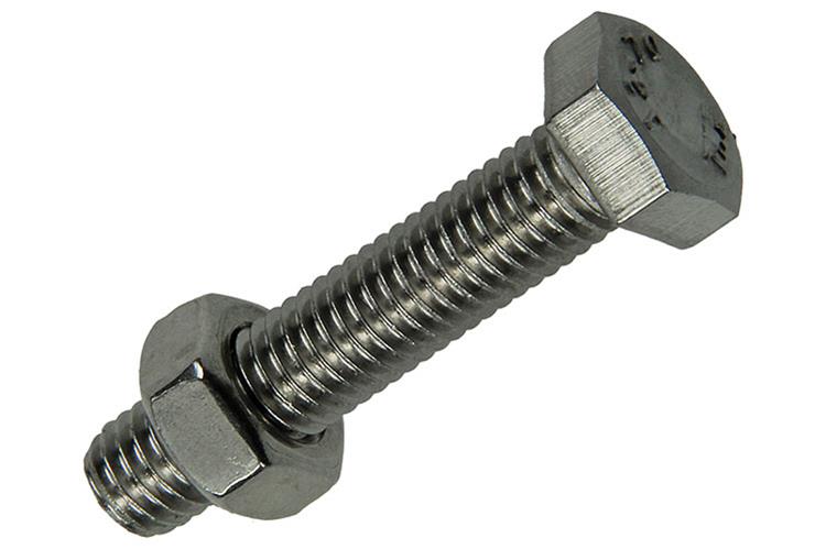Mack 1019846 - tapbout + moer roestvrijstaal 2 st m8x40 | 10 stuks
