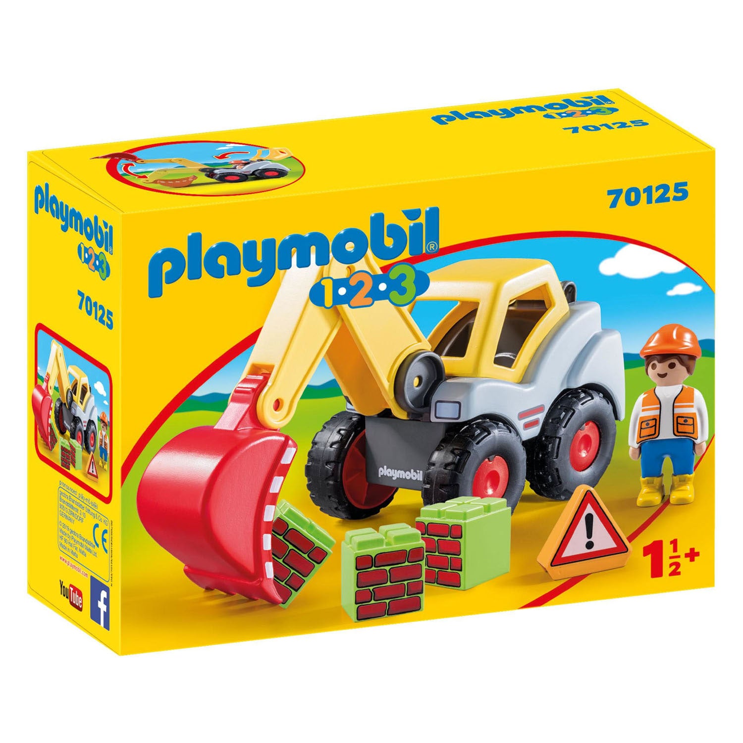 Playmobil 1.2.3. Graaflader-70125