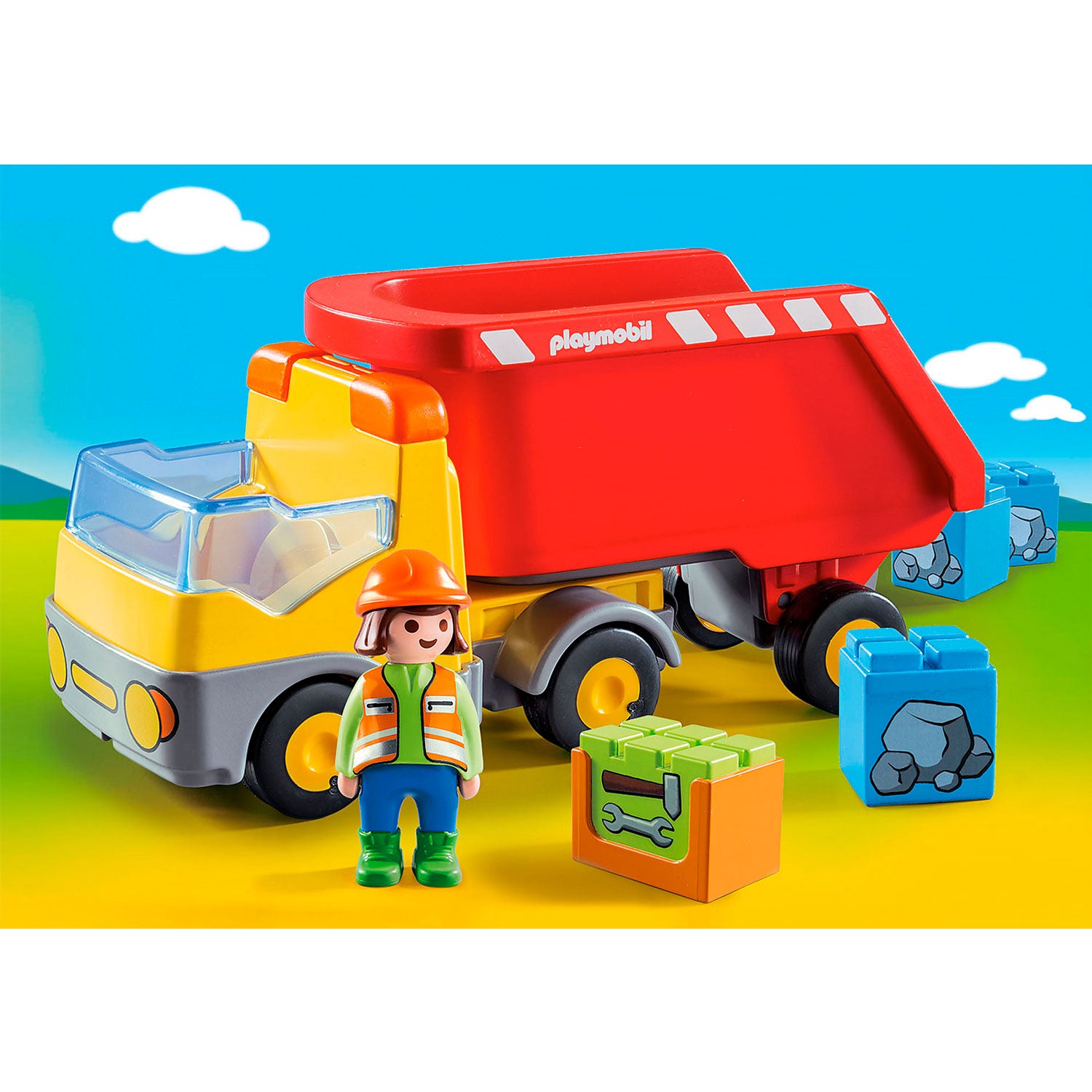 Playmobil 1.2.3. Kiepwagen - 70126