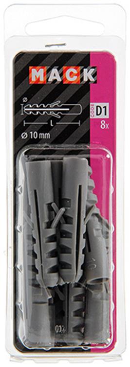 Mack 1017883 - plug polyethyleen 8 st 10 mm | 5 stuks