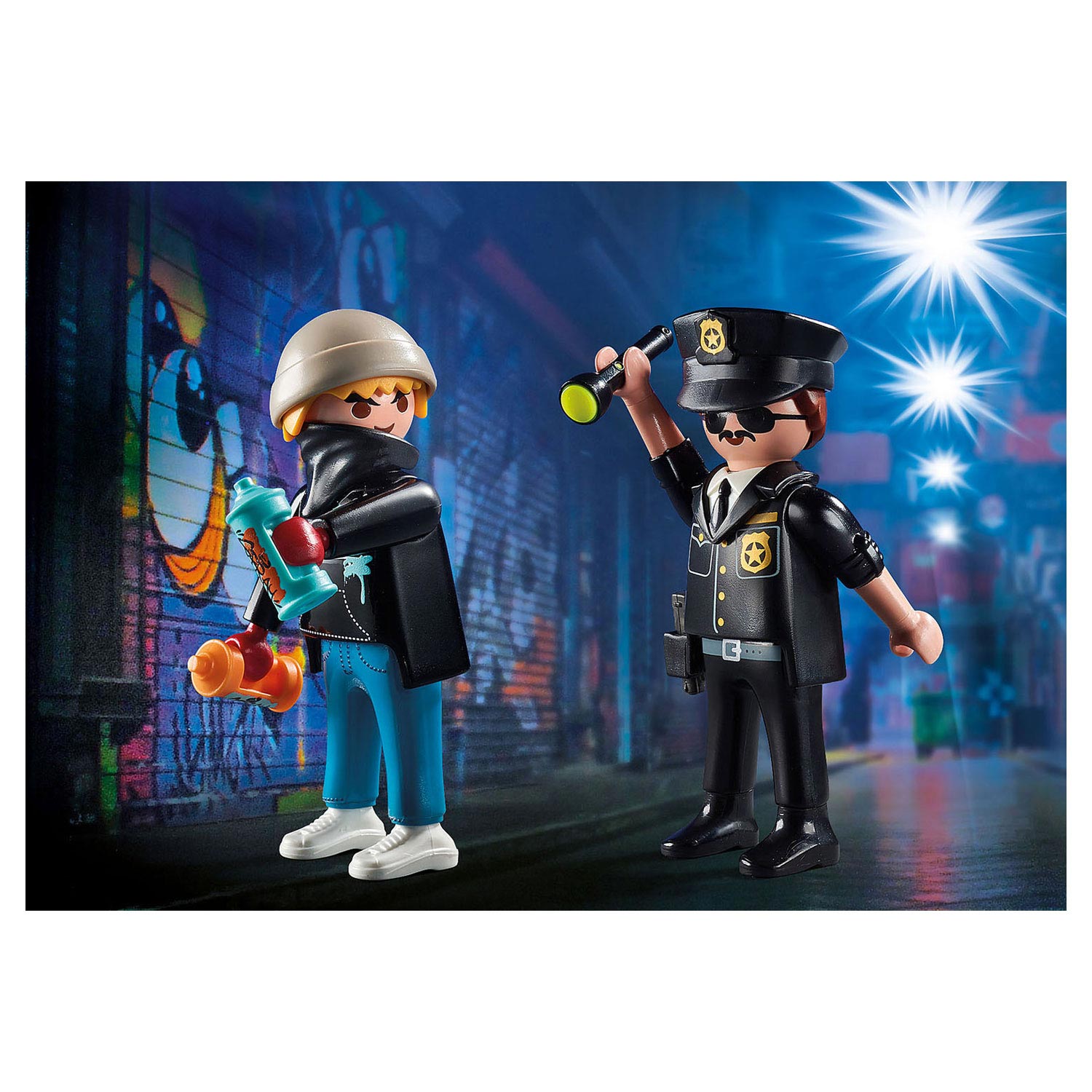 Playmobil City Action Duopack Politieagent en Sproeier - 70822