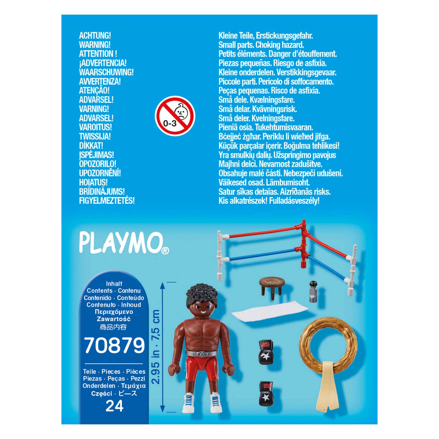 Playmobil specials bokskampioen - 70879