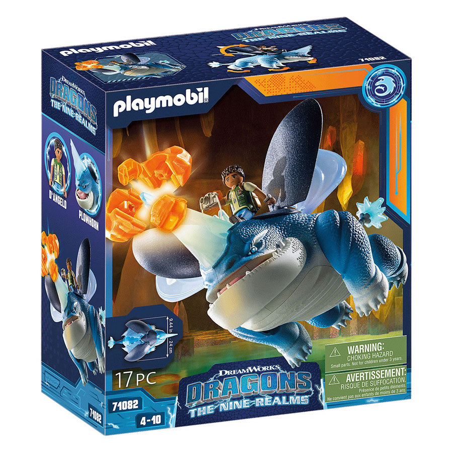 PLAYMOBIL Draken: De Negen Rijken Plowhorn D'Angelo 71082