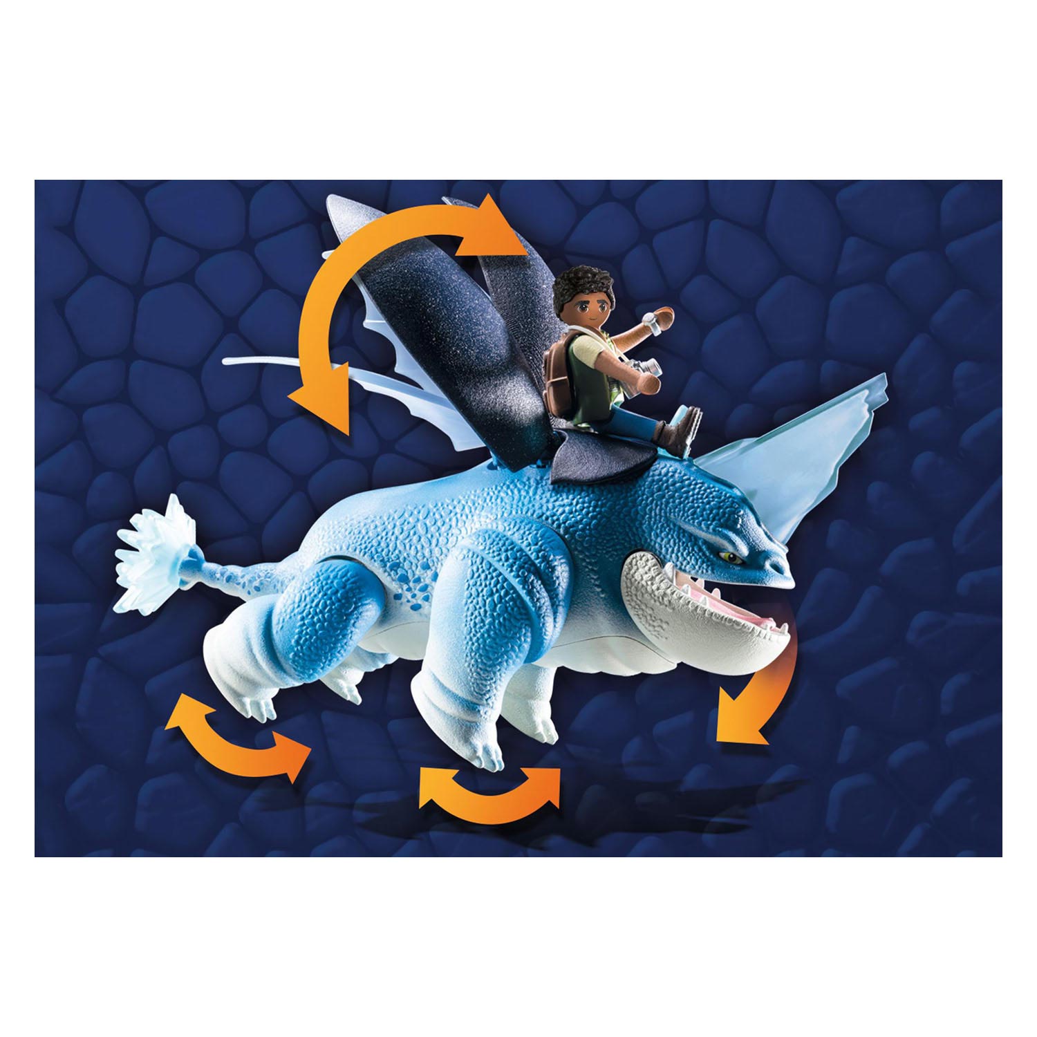PLAYMOBIL Draken: De Negen Rijken Plowhorn D'Angelo 71082