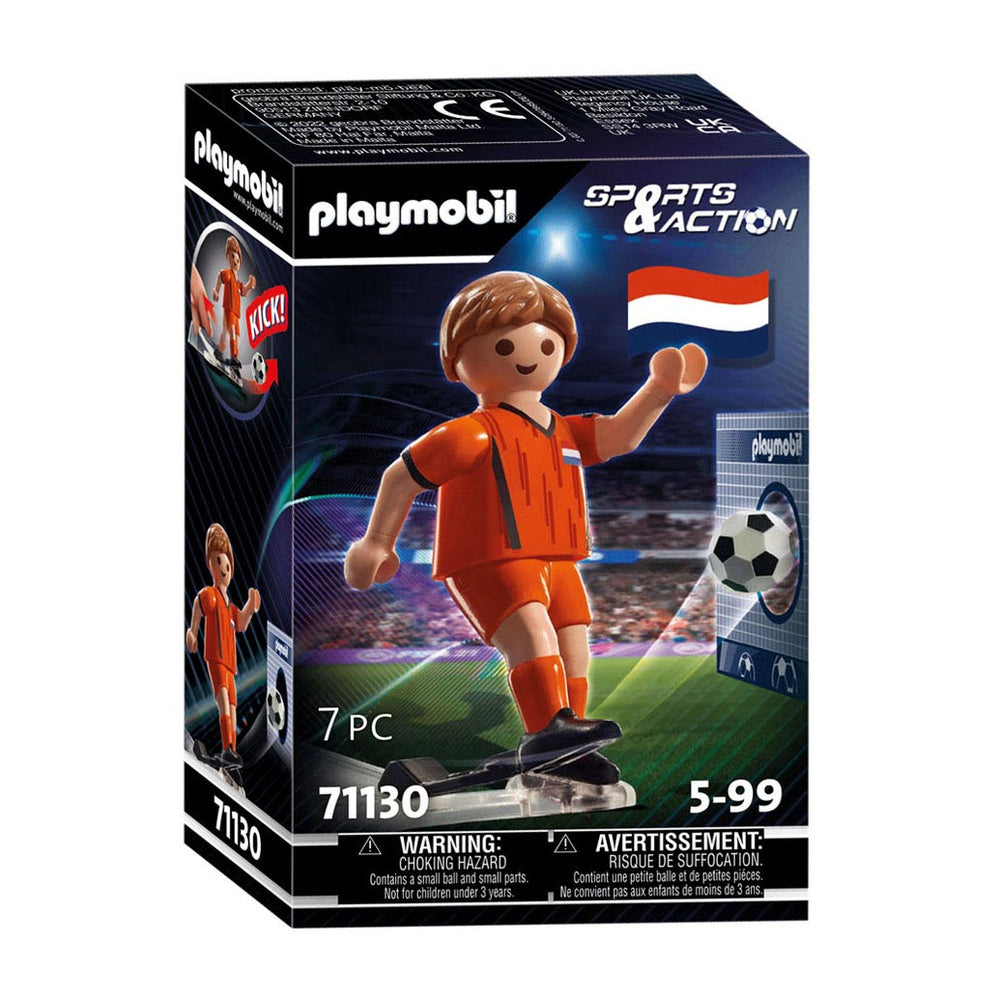 Playmobil sports action voetballer nederland - 71130